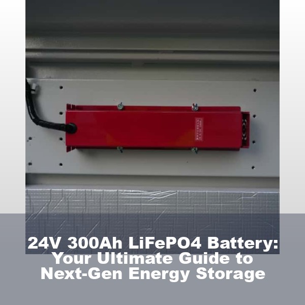 24V 300Ah LiFePO4 Battery: Your Ultimate Guide to Next-Gen Energy Storage